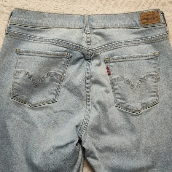 Levi's 515 Capri Women's Size 4 Denim Blue Jean Capris - Picture 6 of 8